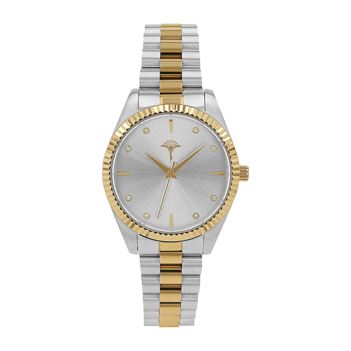 JOOP! Reloj analógico de Cuarzo para Mujer con Pulsera de Acero Inoxidable, Color Plateado, Resistente al Agua hasta 10 Bares, Viene en una Caja de Regalo, 2039568