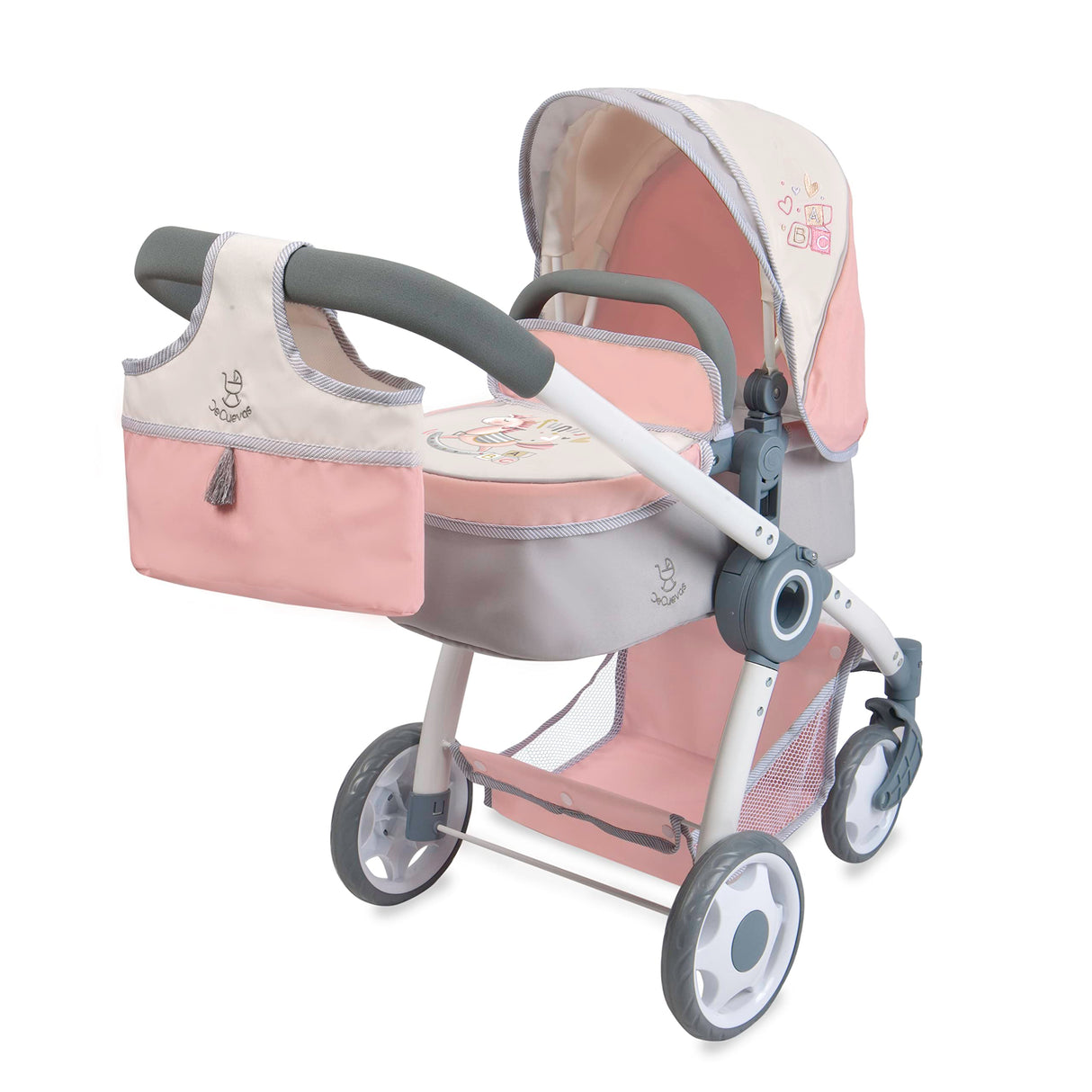 Carrito para Muñecas Decuevas Funny Plegable 3 en 1 41 x 62 x 70 cm