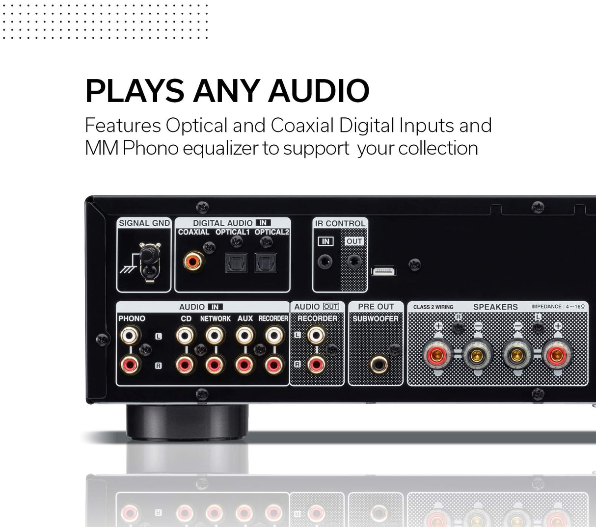 DENON Amplificador, Plata, Talla única