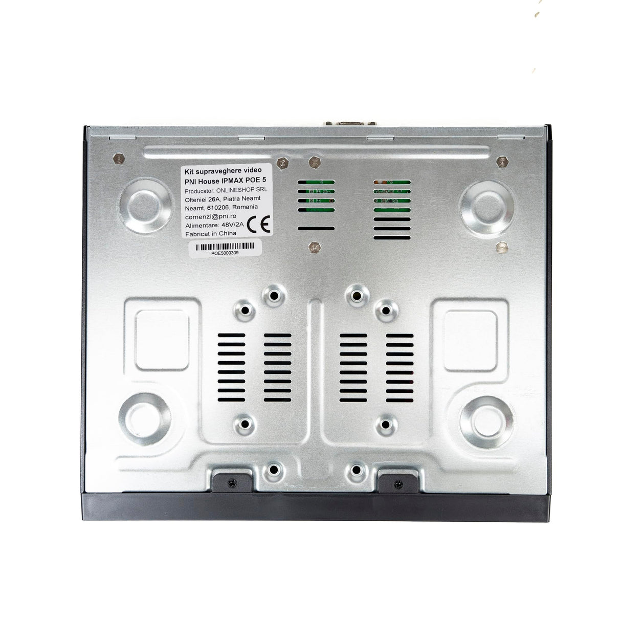 PNI House Kit de Videovigilancia IPMAX PoE 5 - NVR Con 4 Puertos PoE y 4 Cámaras IP de 5MP, 1920p - Aplicación XMEye Para Teléfonos Inteligentes y CMS General Para Windows Ⓡ - Clasificación IP66