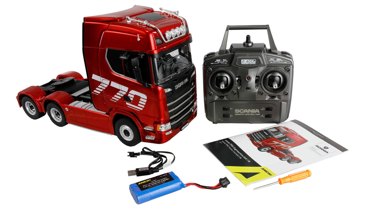 Amewi Scania 770 S Tractor 6x4 1:18 RTR Rojo RC teledirigido niño a Partir de 8 años