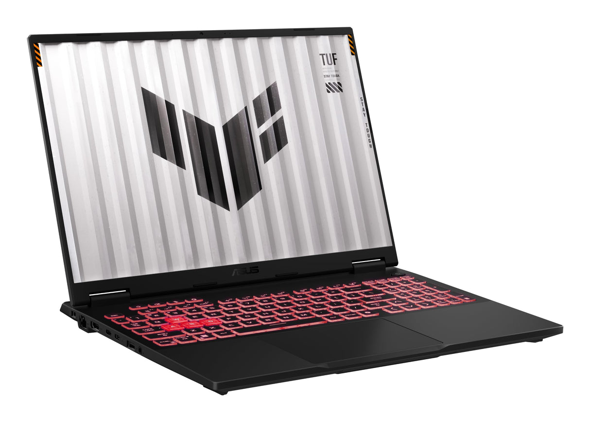 ASUS TUF Gaming A16 FA608UP-QT006 - Ordenador Portátil Gaming de 16" WQXGA 165Hz (AMD Ryzen 7 260, 32GB RAM, 1TB SSD, NVIDIA RTX 5070 8GB, Sin Sistema Operativo) Gris Jager - Teclado QWERTY español