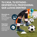Hudora Portería de Fútbol Avanzada 120/180/240/300 I para Niños/Jóvenes & Adultos I Ideal para Jardín I Impermeable & Estable para Entrenamiento de Fútbol con Red de Malla Fina