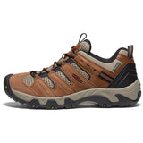 KEEN Headout Waterproof, Zapatos para Senderismo Hombre, Bison/Fossil Orange, 42.5 EU