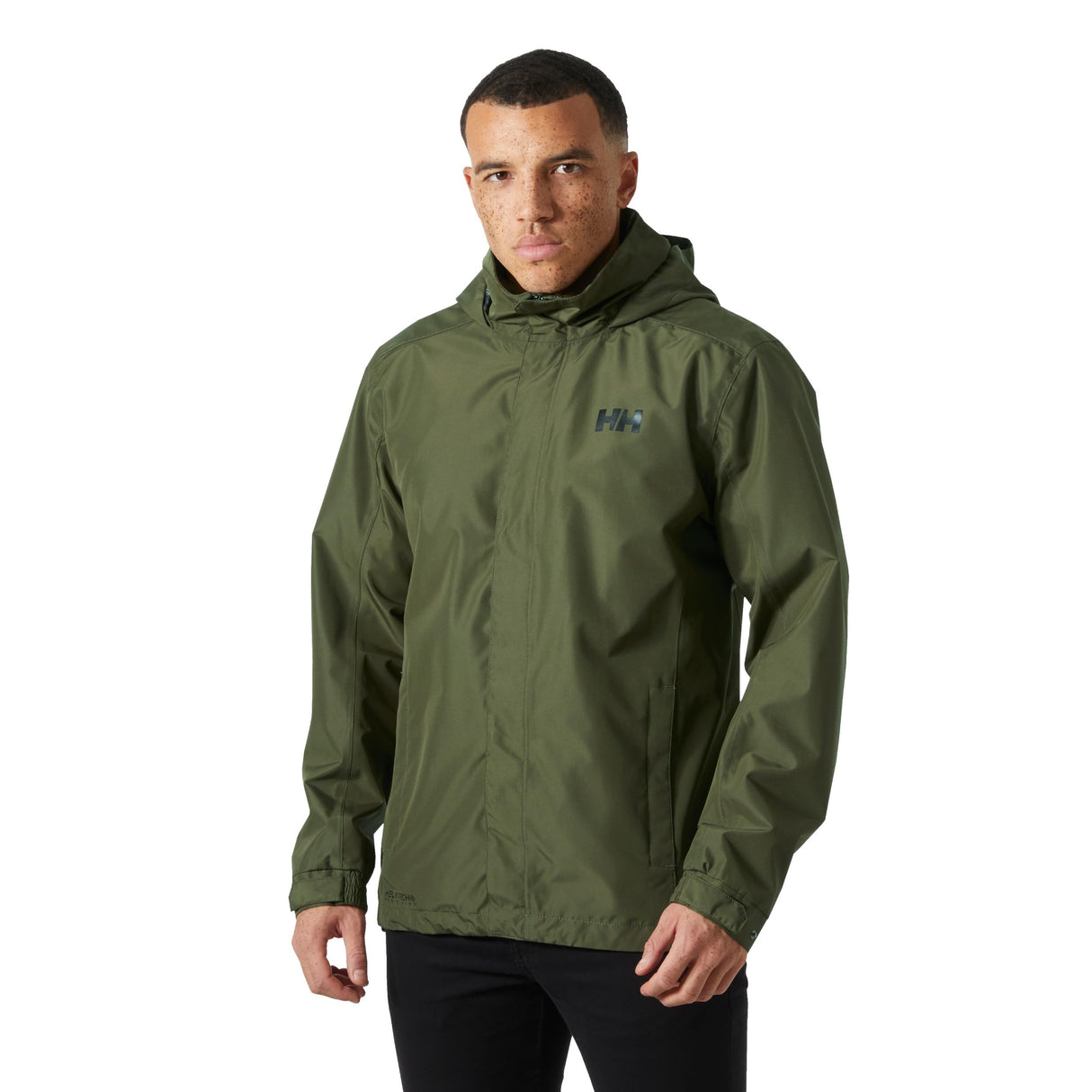 Helly Hansen Hombre Chaqueta Impermeable Dubliner, Verde, 3XL