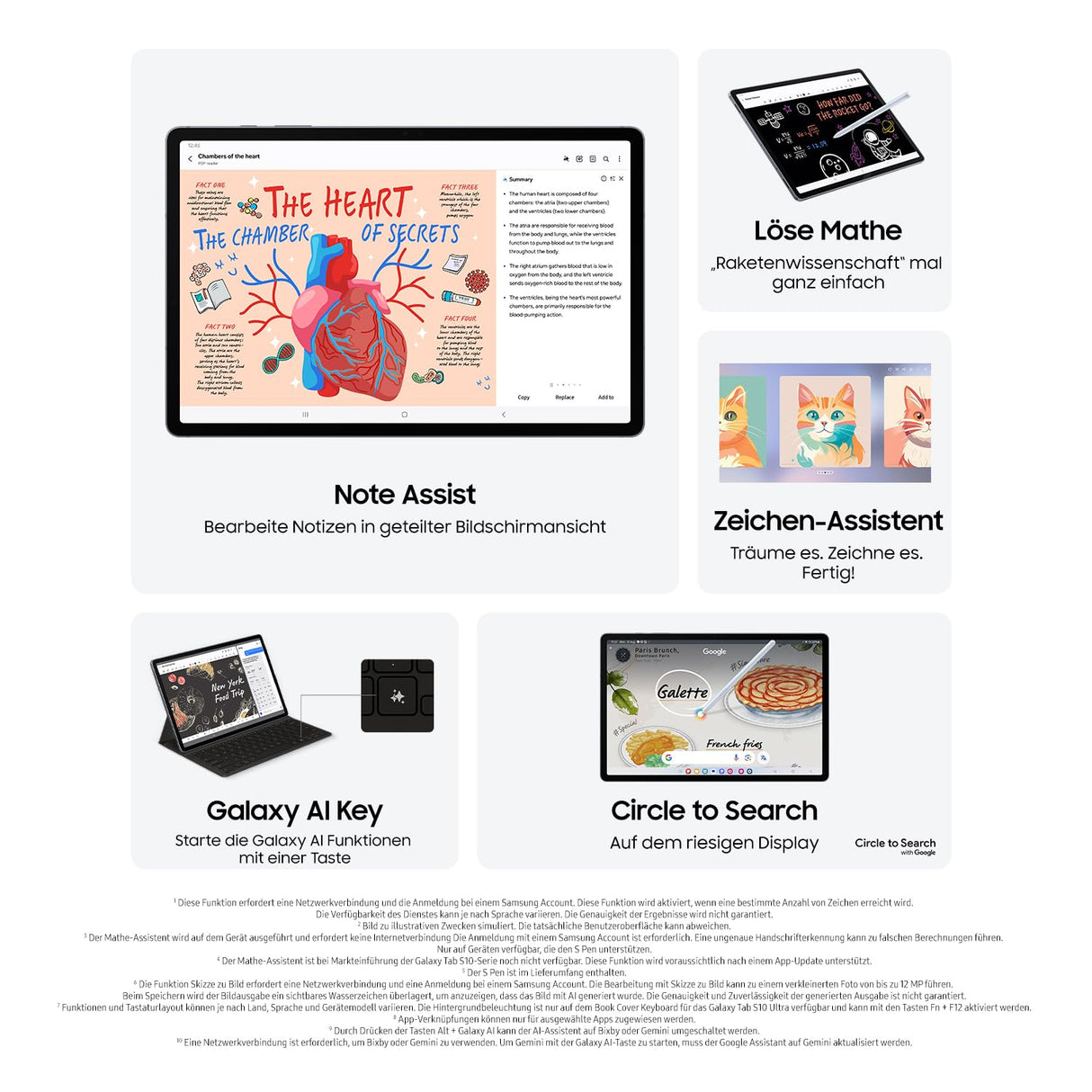 Samsung Galaxy Tab S10+ AI Tablet Android, 12 GB de RAM, 256 GB de Memoria, Pantalla AMOLED, Revestimiento antirreflectante, Incluye S Pen, WiFi, Moonstone Gray, 36 Meses de garantía del Fabricante