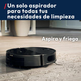 Hoover HG2 Hydro Robot Aspirador y Friegasuelos, Ultrafino – 5000Pa de Succión, Navegación Láser, Limpieza Bajo Muebles, 160 Minutos de Autonomía, App HG Robots [HG2Z30H]