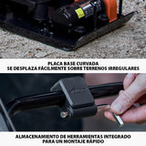 Evolution Power Tools H320-P Hulk compactador de gasolina, Ideal para Nivelar Pavimento, Preparación de Terreno de Césped Artificial, Patio, Albañilería - 2 Años de Garantía