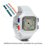 TIME TIMER Reloj — Analógico y Digital Visual de 12 Horas o 24 Horas — para el Aprendizaje de los niños, la Toma de exámenes y el Seguimiento del Entrenamiento (Blanco Ártico, Pequeño)