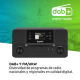 TechniSat DIGITRADIO 570 CD IR – Radio por Internet estéreo DAB+ (reproductor de CD, WLAN, FM, Bluetooth, Spotify, streaming por Wifi, USB, alarma, AUXin, ecualizador, mando a distancia, 2 x 5 W)