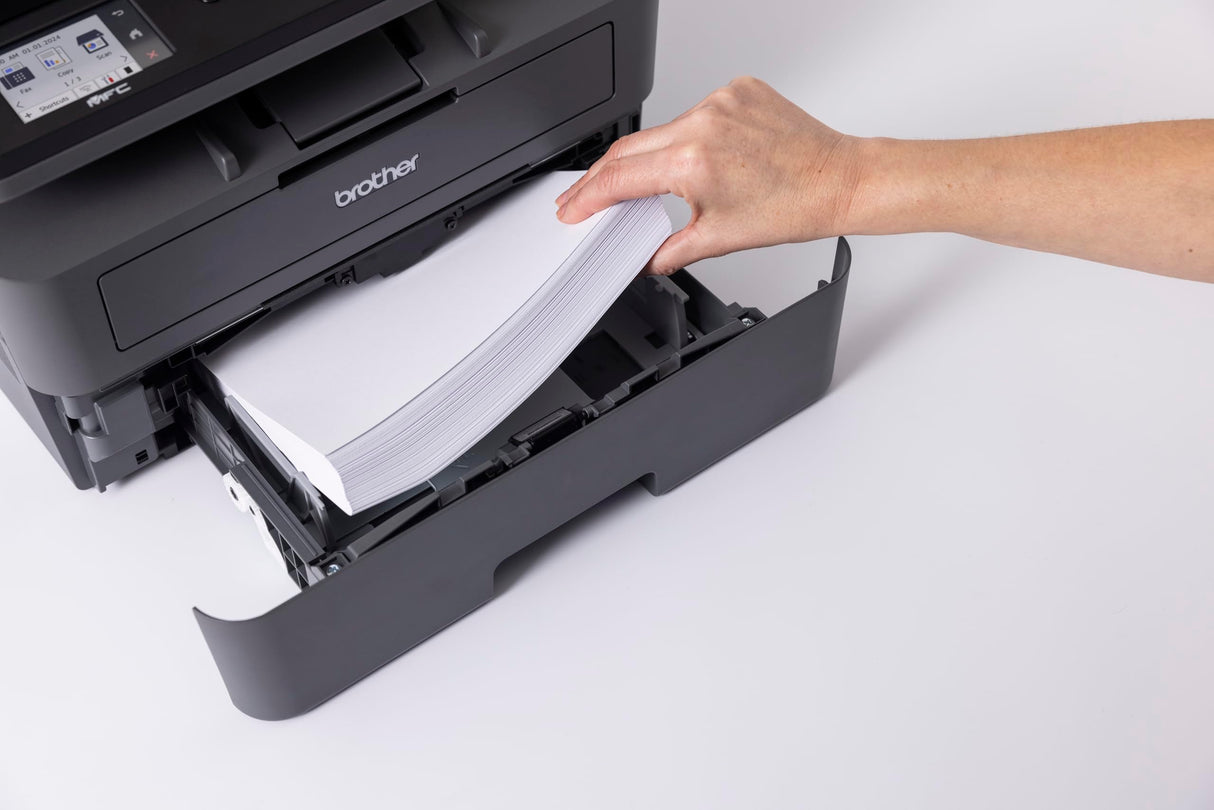 Brother MFCL2800DW, Impresora multifunción láser Monocromo WiFi con fax, impresión automática a Doble Cara y ADF de 50 Hojas