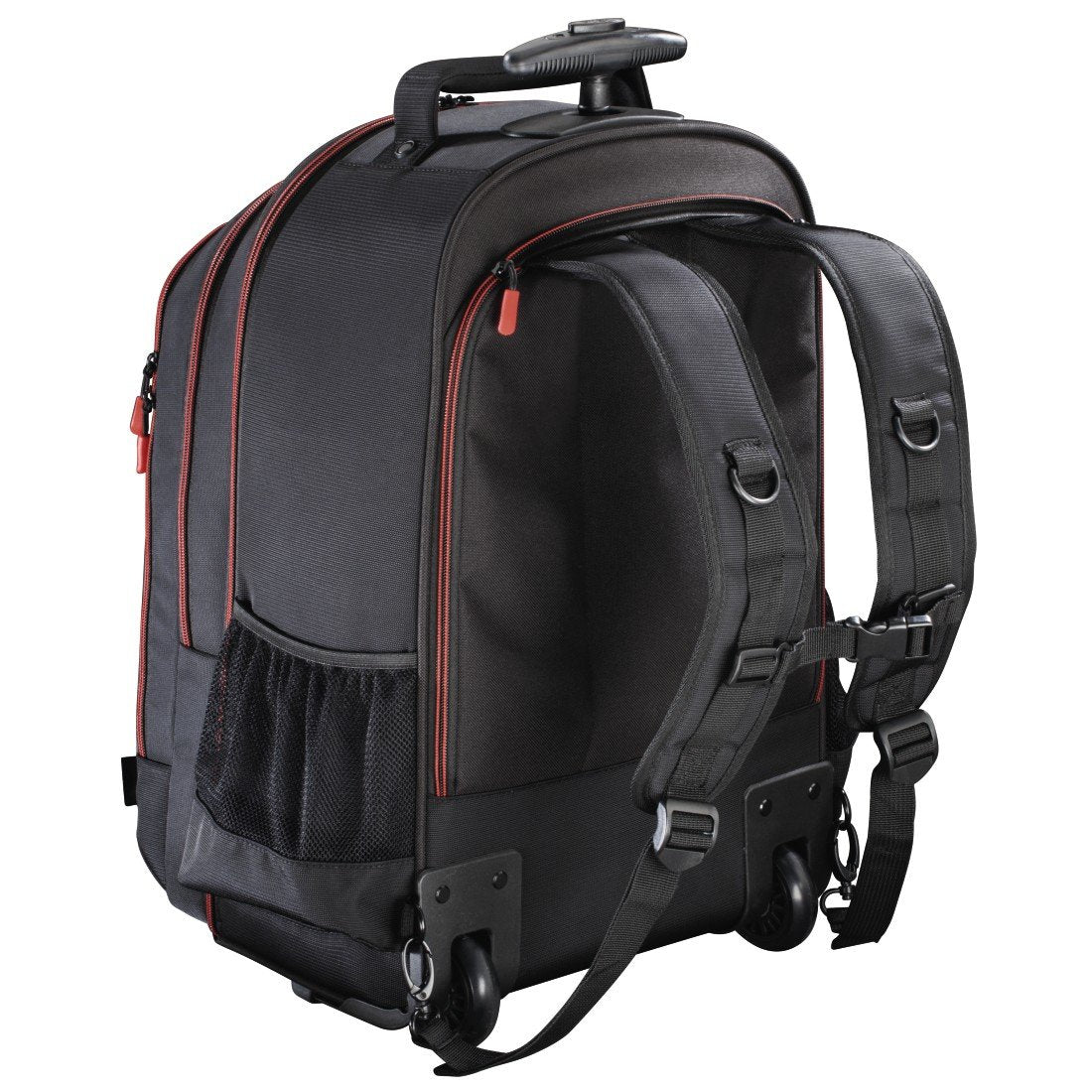 Hama | Mochila para cámara de Fotos réflex (Mochila para Equipo fotográfico con Ruedas, Funda para cámara de Fotos, tamaño 30x23x50cm, Soporte para trípode Incluido) Negro