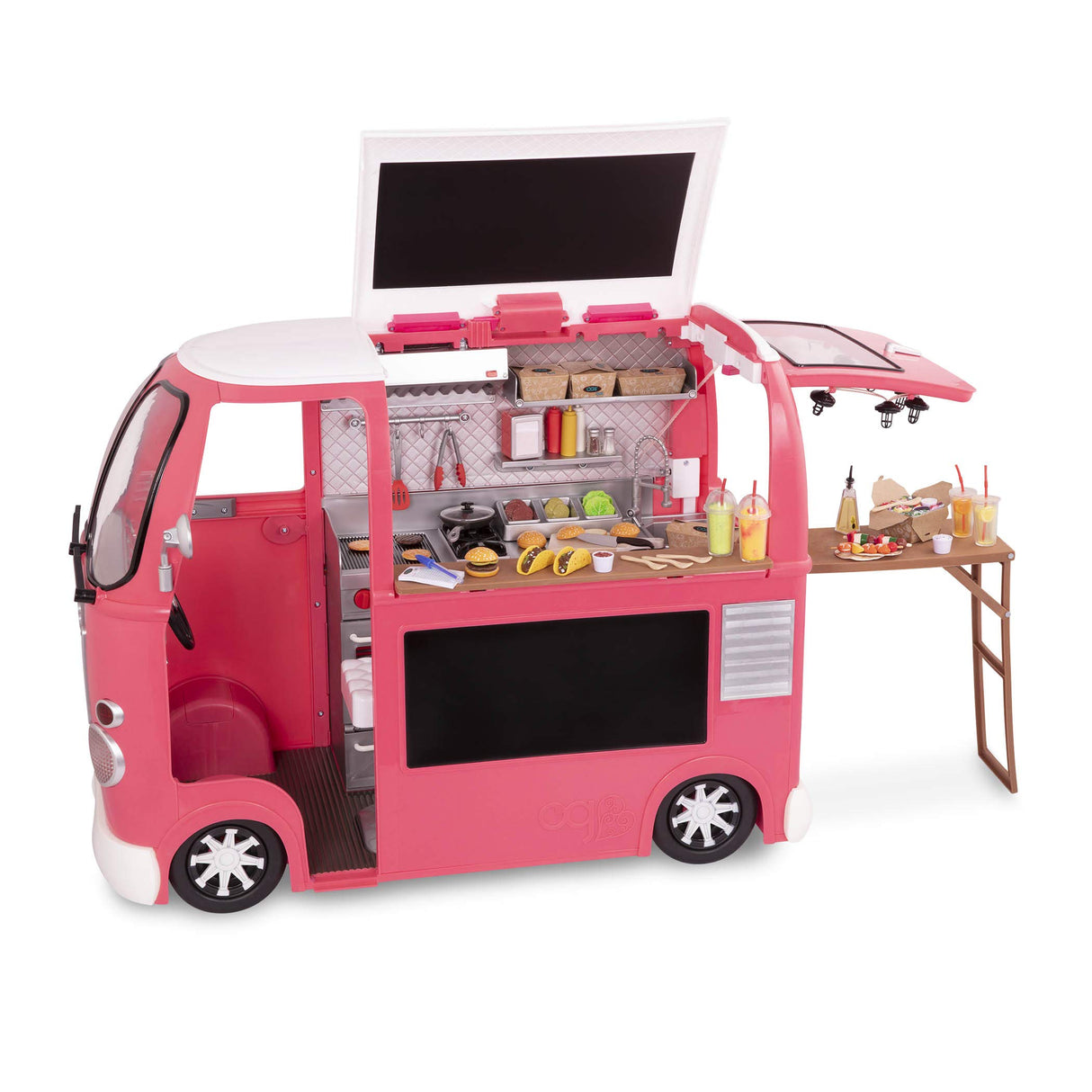 Our Generation BD37969Z - Food truck rosa