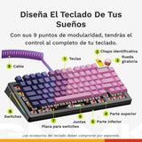 Glorious Gaming GMMK 3 Pro HE: Teclado de Respuesta rápida, Hall Effect, Carcasa de Aluminio, sondeo 8K, switches magnéticos y Hot Swap MX, Juntas modulares, TKL 75%, QWERTZ alemán - Negro