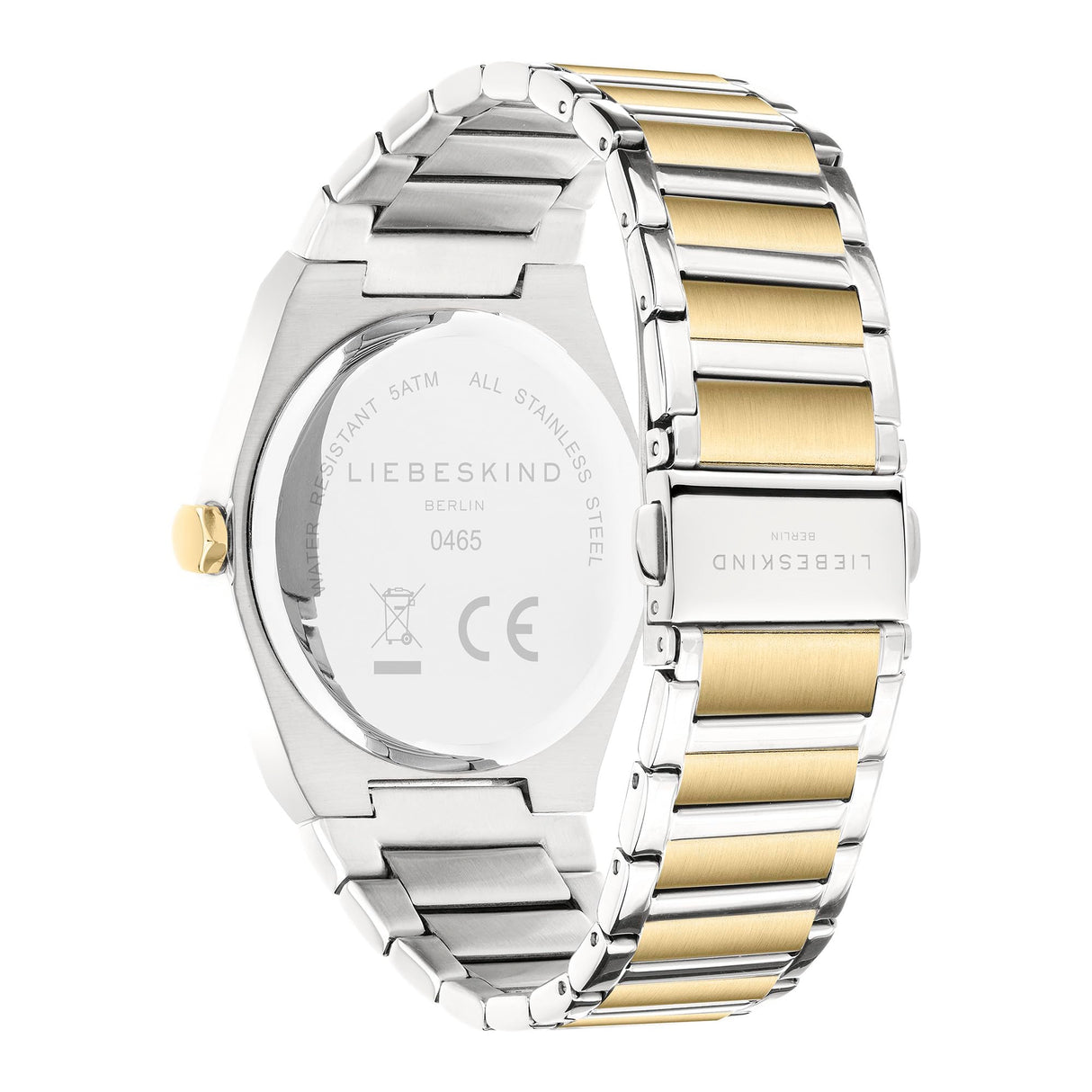 Liebeskind Reloj Analógico para Mujeres de Cuarzo con Correa en Acero Inoxidable LT-0465-MQ