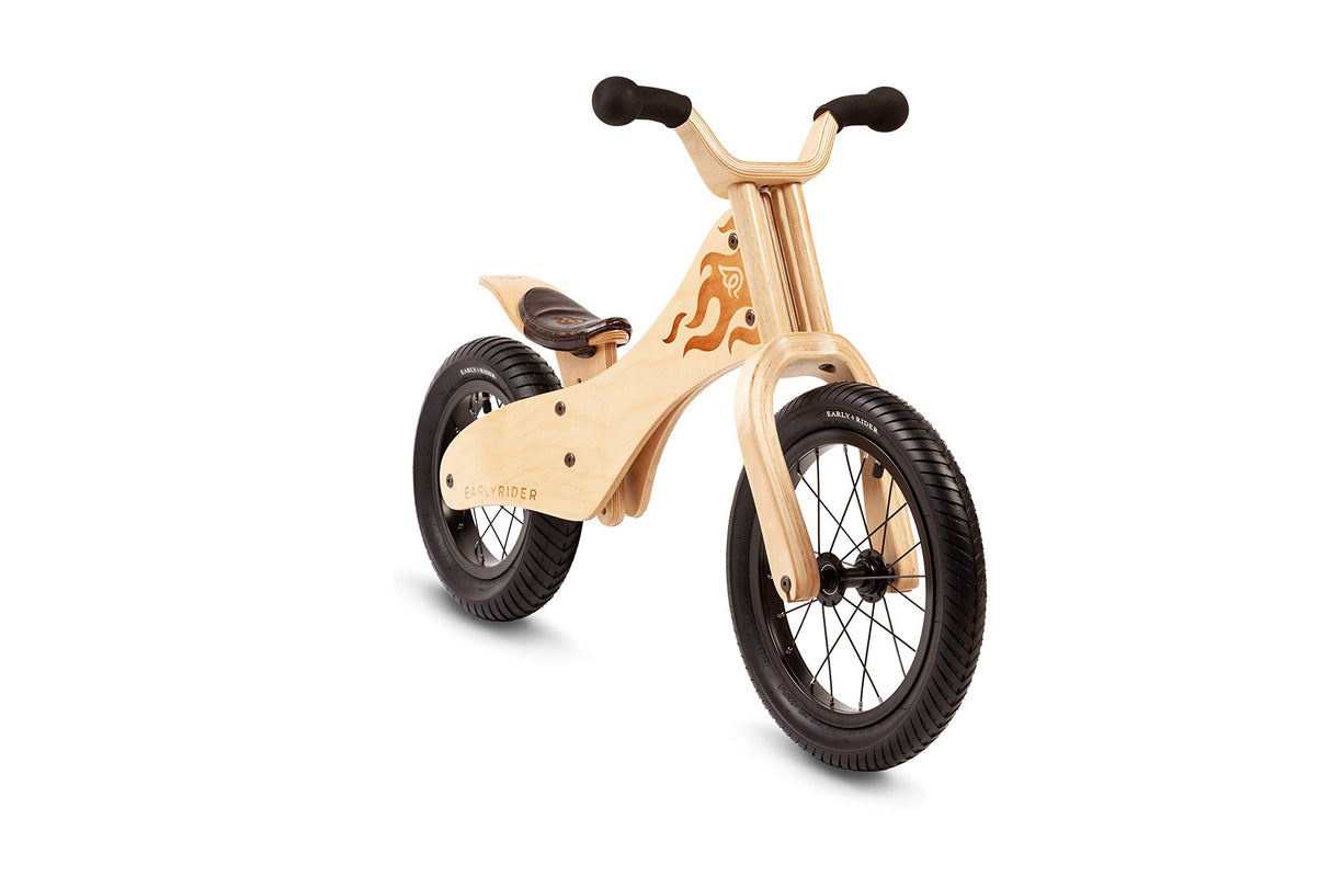 Early Rider Classic Bicicleta de Equilibrio, Juventud Unisex, Aluminio Cepillado, 12"/14" Wheel