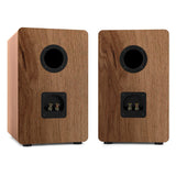 Wiibo Vintage 6 Nogal Altavoces Estantería 3 Vías 100W Pareja