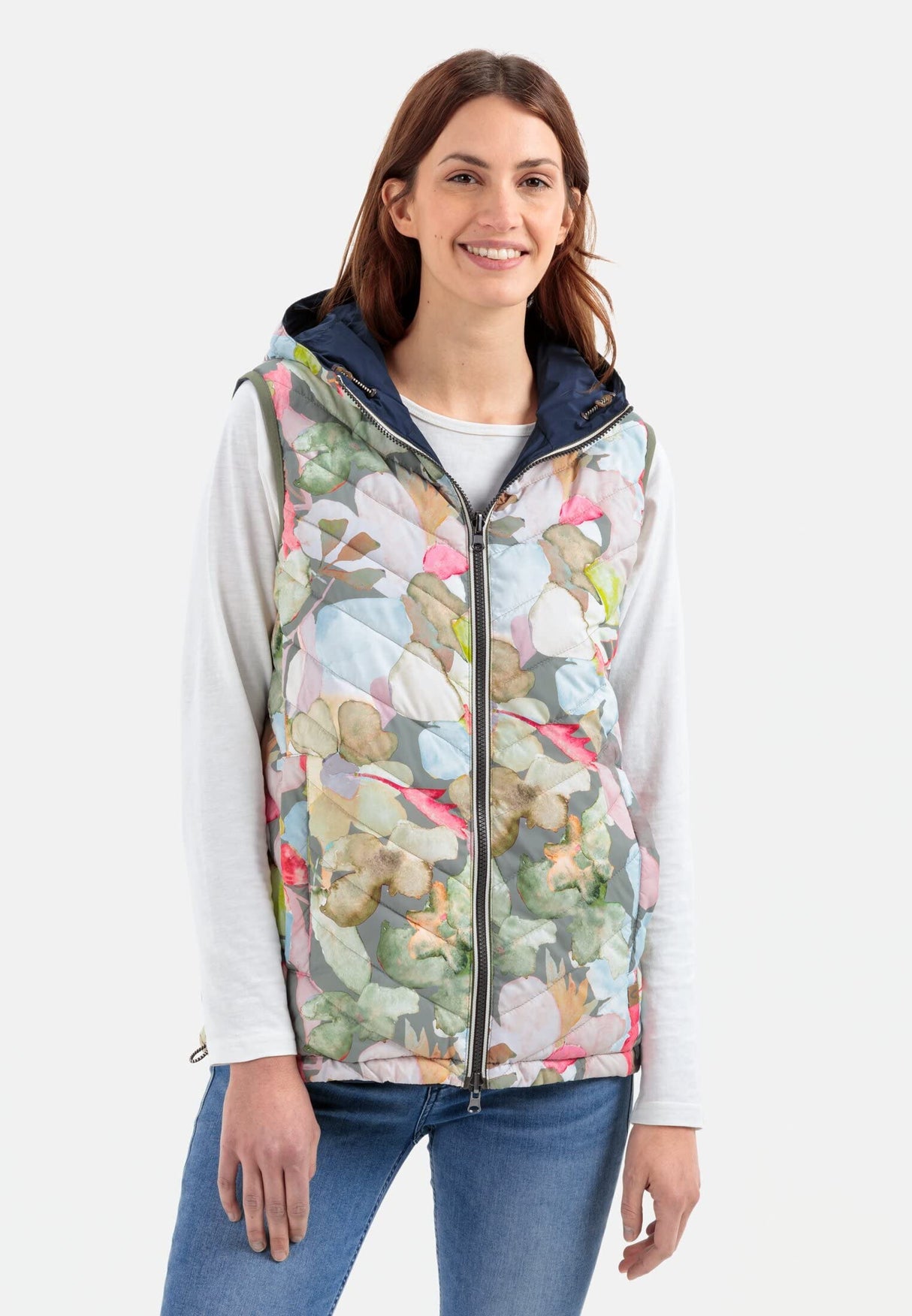 Camel Active Womenswear 360220/1r26 Vest, Azul Noche (Night Blue), 40 para Mujer