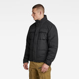G-Star Para Hombre Chaqueta Foundation Padded, Negro (dk black D22886-D419-6484), L
