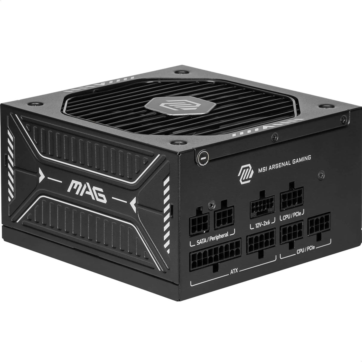 MSI mag A750GLS PCIE5, Fuente de alimentación, 750W, 80 Plus Gold, ATX 3.1, Soporte GPU PCIe 5.1, 12V-2x6 Nativo, Conector 12V-2x6 Bicolor, Fuente de alimentación ATX, Cables con Cubierta