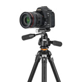Vanguard Veo 5 234APS36 - Trípode de Viaje de Aluminio, rótula de 3 vías