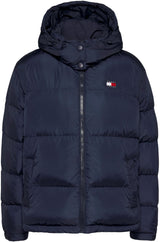 Tommy Jeans Cazadora Acolchada Mujer Alaska Impermeable, Azul (Dark Night Navy), XL