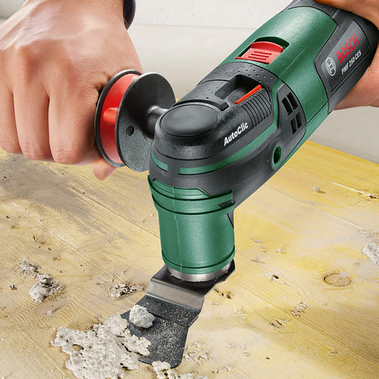 Bosch Multiherramienta PMF 250 CES 250 W, set universal de accesorios, en SystemBox, tamaño S - Amazon Edición