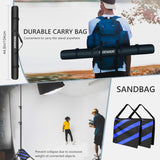 NEEWER Soportes Luz 3m Acolchado Resorte Pro Tarea Pesada Collares de Bloqueo de Metal Juego de 2 (Acabado Negro) con Bolsa de Transporte y Saco de Arena para Fotografía Video
