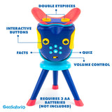 Learning Resources Telescopio Que Habla para Explorar el Espacio GeoSafari Jr, educación Espacial para niños, telescopio de Juguete para visionar, Juguete inmersivo para visionar imágenes
