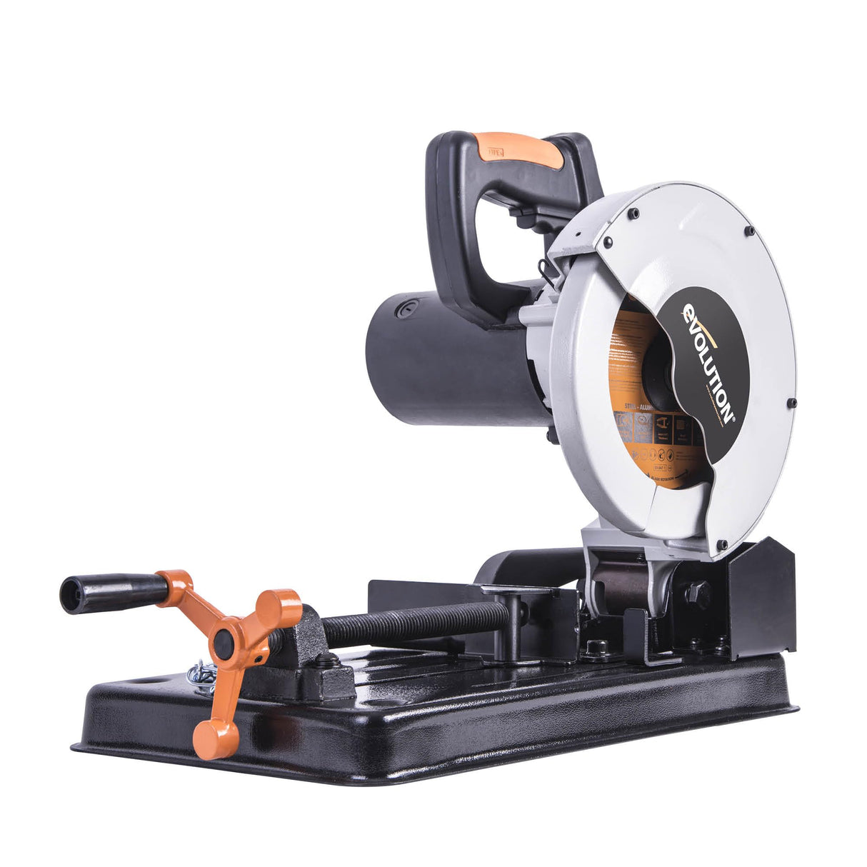 Evolution - Sierra tronzadora multimaterial Rage 4, corta madera, metal y plástico,