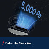 Hoover HG2 Hydro Robot Aspirador y Friegasuelos, Ultrafino – 5000Pa de Succión, Navegación Láser, Limpieza Bajo Muebles, 160 Minutos de Autonomía, App HG Robots [HG2Z30H]