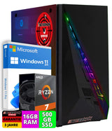 ScreenOn - PC Gaming Ryzen 7 5700G • Radeon Vega 8 2Gb grafische kaart • 16Gb RAM DDR4 3200mhz • 512GB m.2 • Windows 11 Pro • WiFi 300mbps • Gamer-pc