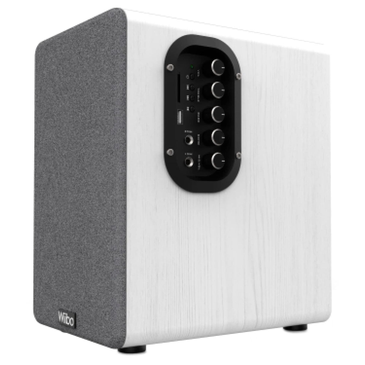 Wiibo Neo 100 White Altavoces Vintage Estanteria Bluetooth HiFi Activos 100w Pareja