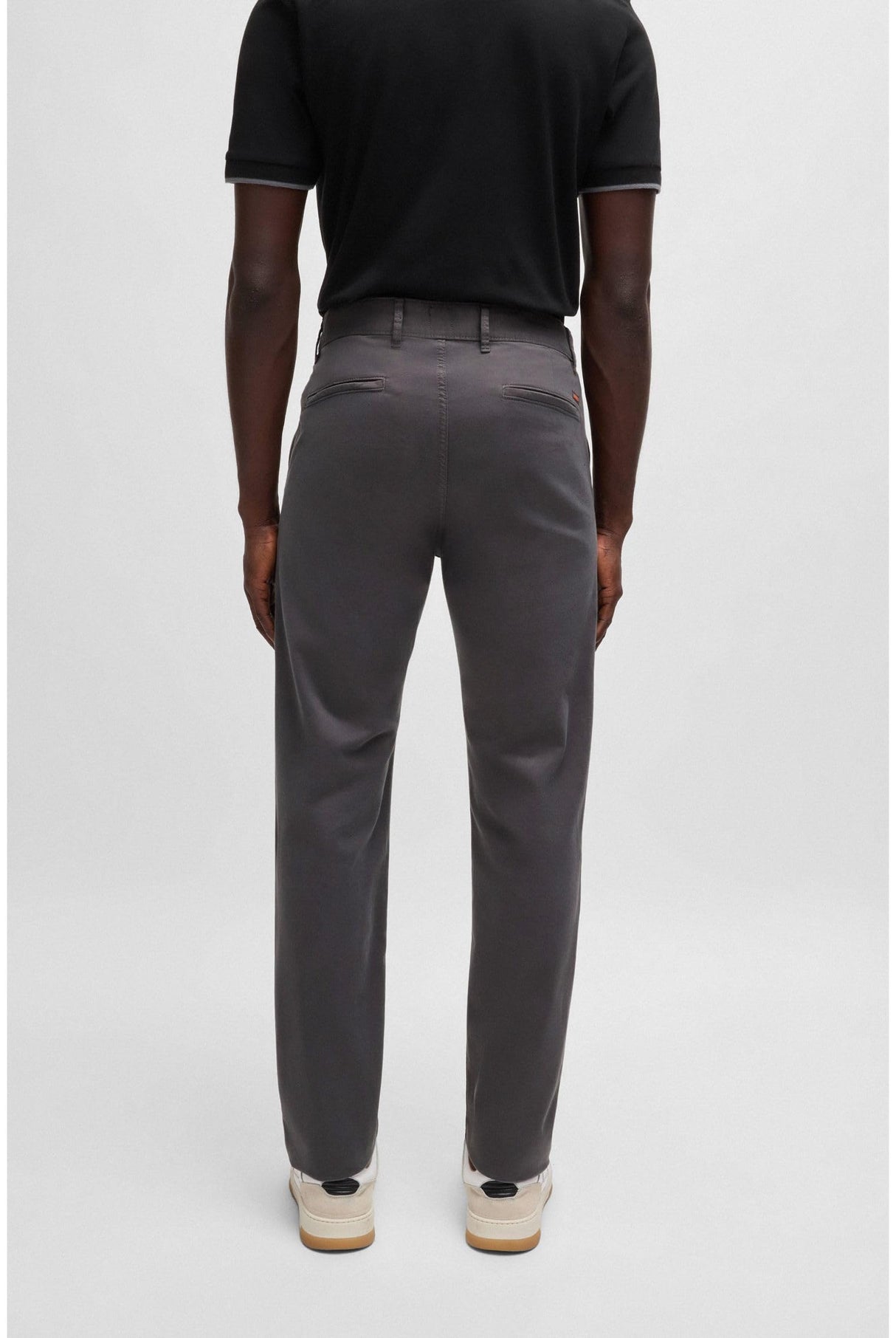 BOSS Chino_slim, Pantalones Planos Hombre, Grey20, 33W / 32L