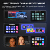 Elgato Stream Deck MK.2 – Controlador de estudio, 15 teclas macro, activa acciones en apps y software como OBS, Twitch, YouTube y otros, funciona en Mac y PC, Color Negro