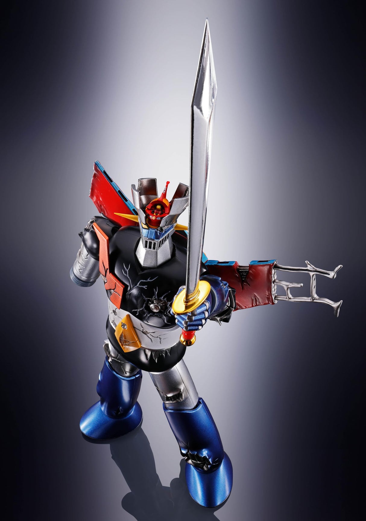 TAMASHII NATIONS Gx-105d Mazinger z -kakumei shinka- Damaged Ver. Fig. 16,5 cm Mazinger z Soul of chogokin