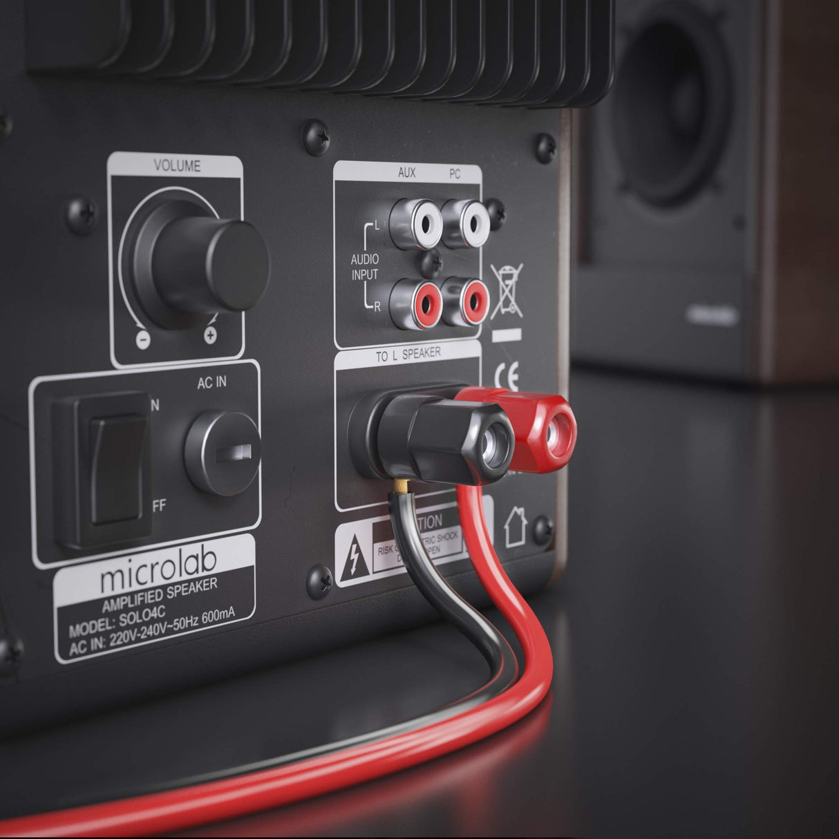 Sonero S-SC2400RB-100 Cables para Altavoces CCA, 100m, Rojo/Negro
