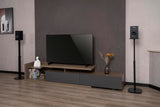 My Wall HS 23L Pedestal para Altavoz Extensible, Soporte de Suelo, Altura Ajustable Negro 2 Piezas.