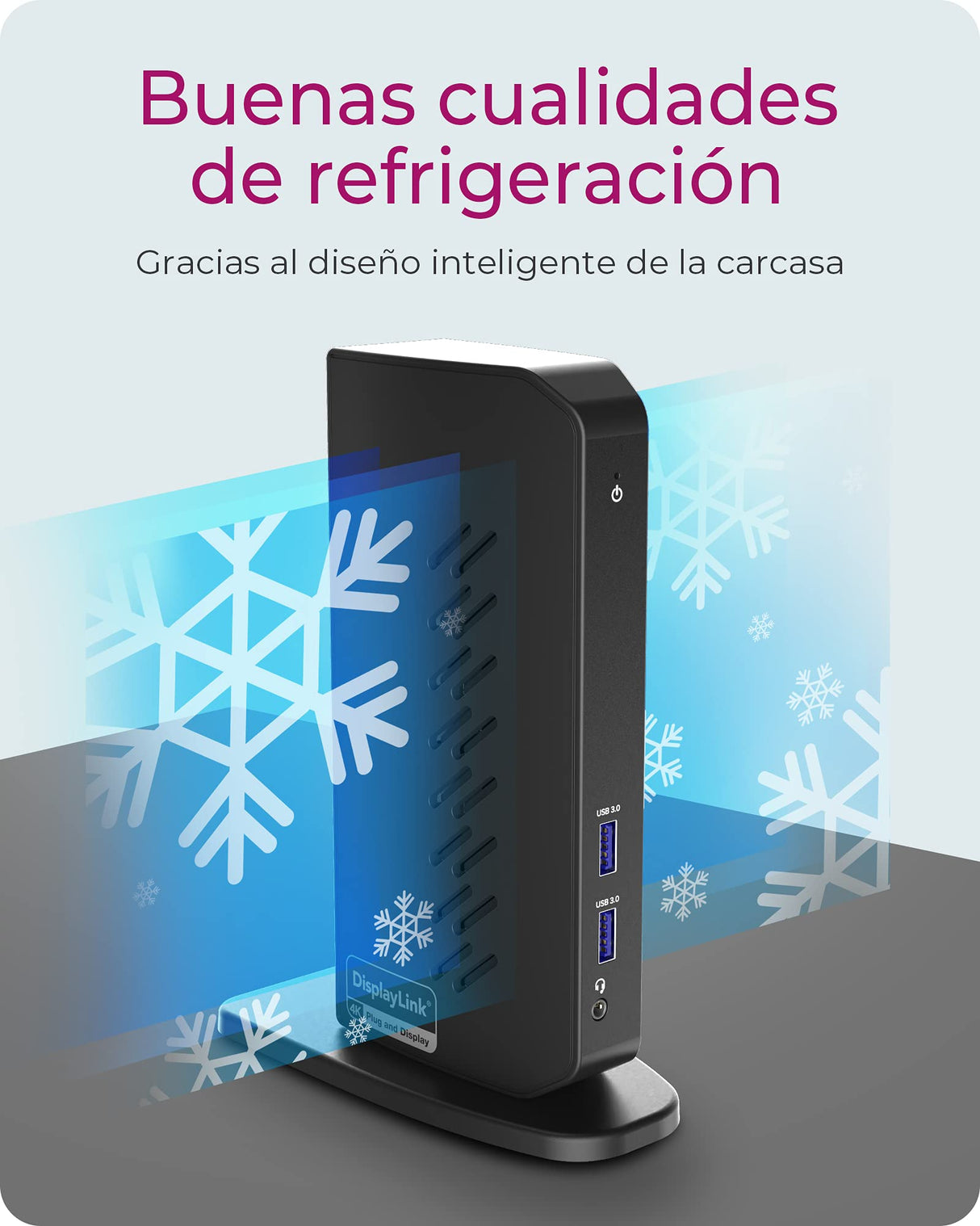 ICY BOX Docking Station USB 3.0 / USB-C (11-en-1) con 2x HDMI & 2x DP (4K 60Hz), 6x USB 3.0 HUB, Gigabit Ethernet, DisplayLink, Dock Station Portatil, IB-DK2252AC