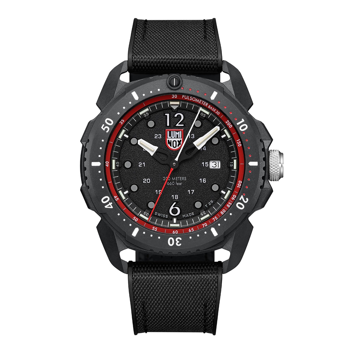 Luminox Reloj Analógico para Hombres de Cuarzo con Correa en Caucho XL.1051