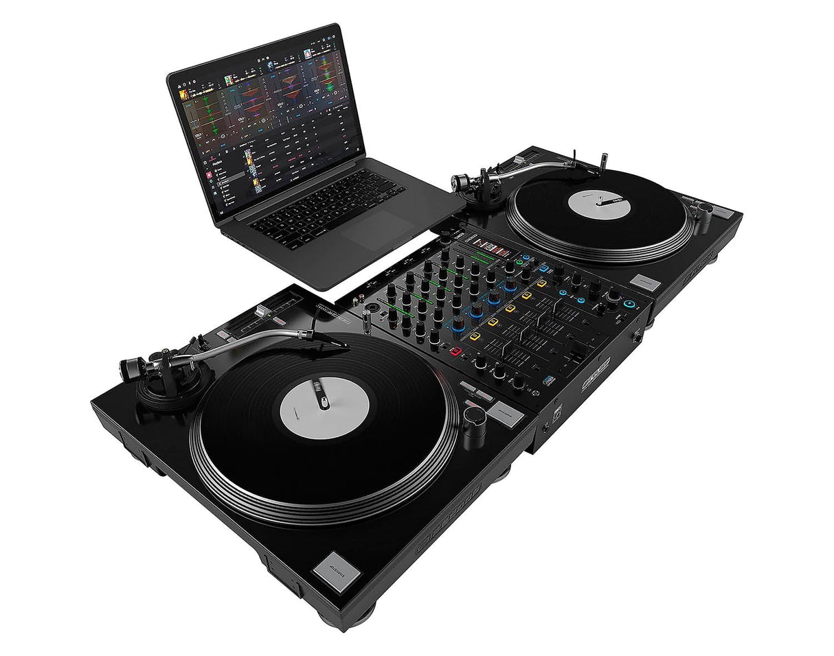 Reloop RMX-95 | Clubmixer de 4+1 canales para DJs con interfaz de alta calidad de 24 bits, unidad FX, filtros de sonido, modo EQ Neural Mix™ y hub USB activo