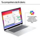 HP Envy x360 16-ac0011ns- Ordenador portátil Convertible de 16" OLED 2.8K multitáctil (Intel EVO Core Ultra 7, 32GB RAM, 1TB SSD, Intel Graphics, Windows 11) Plata - Teclado QWERTY Español