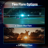 SIRUI Saturn 75mm T2.9 1.6X Full Frame Carbono Fibra Anamorphic Lens, Cine Cinema Objetivo Lens Lenses Lente Más Ligera Que 500g (Nature Flares, E Mount)