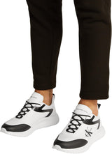 Calvin Klein Runner Sneaker para Hombre Zapatillas de Deporte, Blanco (Bright White/Black), 46