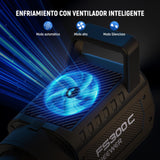 NEEWER 300W RGB Luz Video LED App/2.4G Control 17 Efecto 2500-7500K 36000lux/1m COB Iluminación Salida Continua CRI95+/TLCI97+ 4 Curvas de Atenuación Foco Bowens Mount para Estudio Fotográfico,FS300C