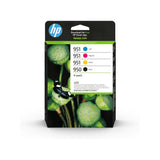 HP 950-951 6ZC65AE, Negro, Cian, Magenta y Amarillo, Cartuchos de Tinta Originales, Pack de 4, para impresoras HP Officejet Pro serie 8600, 8100, 251dw y 276sw