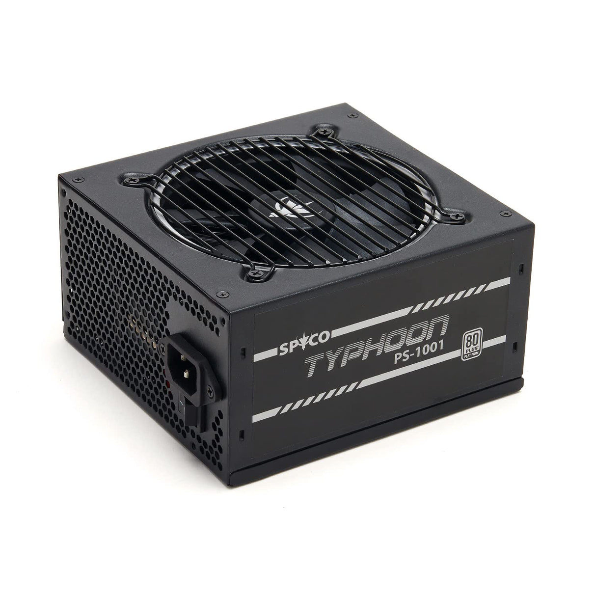 SPYCO - Fuente de Alimentación Gaming 1000 W, 80 Plus Platinum, Totalmente Modular, Ventilador Silencioso, Condensadores Japoneses 105°C, Puerto PCIe 5.0, Negro