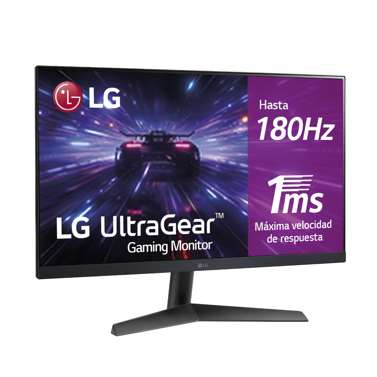 LG 27GS60F-B - Monitor Gaming Ultragear, 27", Full HD 1080p, (1920x1080), AMD FreeSync, Compatible con NVIDIA G-Sync, 180Hz, 1ms, 16:9, Panel IPS, Negro