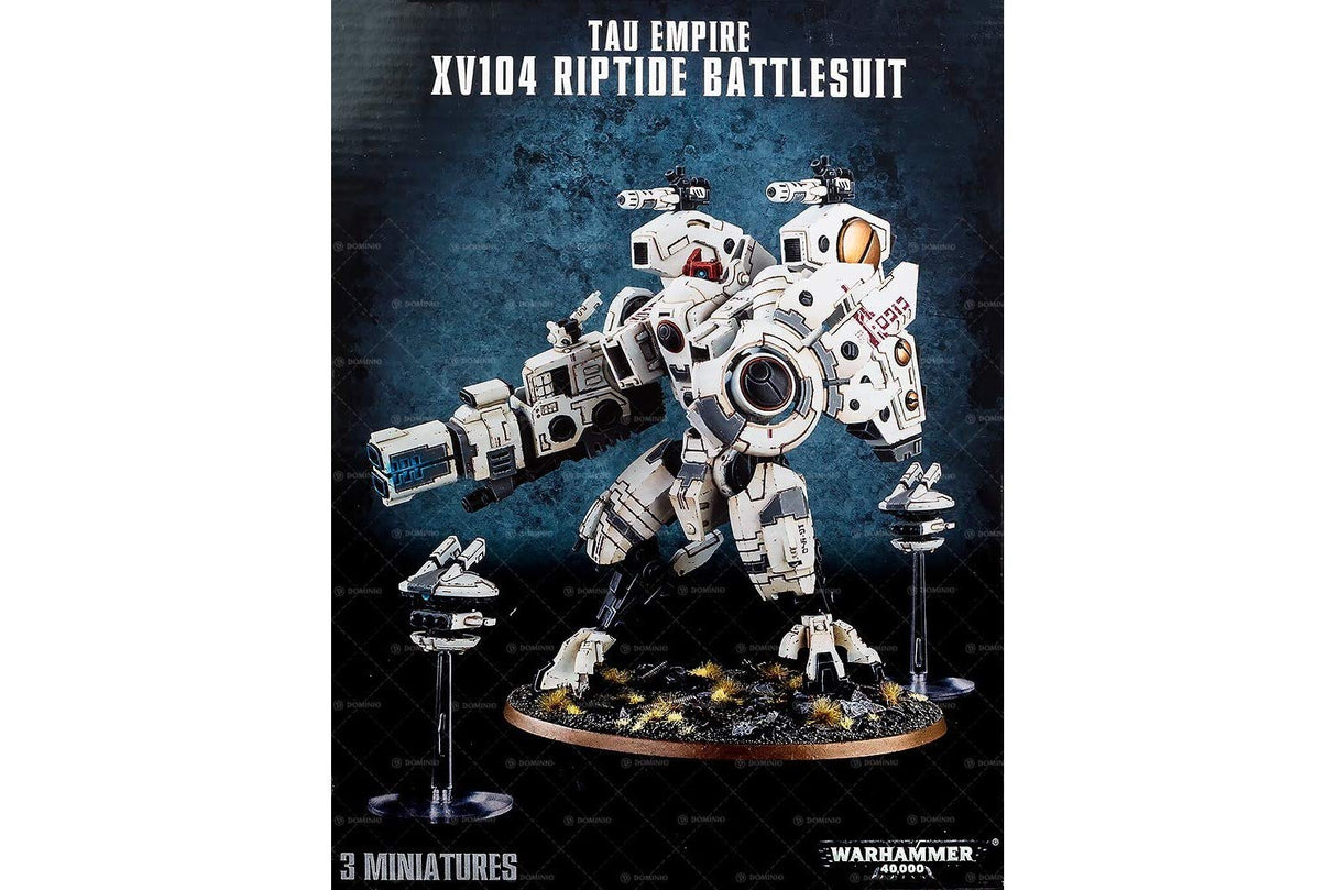 Games Workshop Warhammer 40k Tau XV104 Exo Armor Riptide, Negro, L
