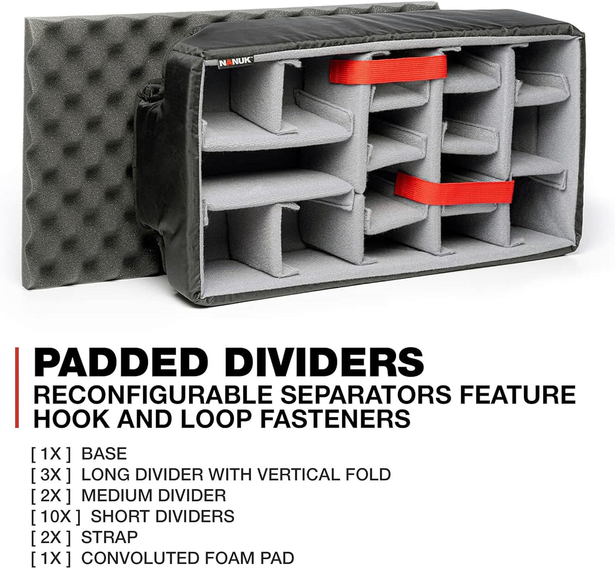Nanuk 935 - Funda rígida Impermeable con Ruedas, Divisor Acolchado y Organizador de Tapa, Color Verde Oliva